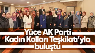 Başkan Yüce Kadın Kolları yönetim kurulu toplantısına katıldı