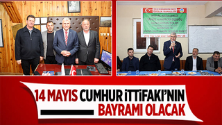 Başkan Yüce seçim çalışmasını Akyazı'da sürdürdü