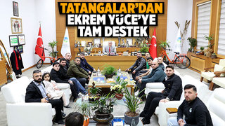 Başkan Yüce Tatangalar'ı ağırladı