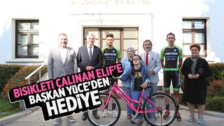 Başkan Yüce’den anlamlı hediye