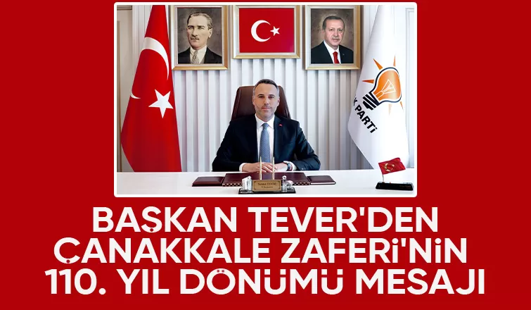 Başkan Yunus Tever'den 18 mart mesajı