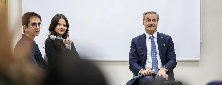 Başkan Yusuf Alemdar söyleşiye katıldı