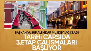 Başkan Yusuf Alemdar, Uzunçarşı’da müjdeyi duyurdu