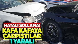 Batakköy yolunda Trafik kazası