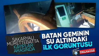 Batan geminin içindeki aramalar görüntülendi