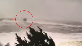 Batan geminin son görüntüsü