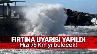 Batı Karadeniz için fırtına uyarısı