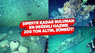 Batık gemide 200 ton altın bulundu