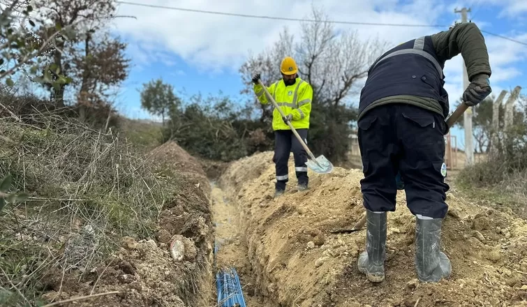 Bayırakçaşehir’e Büyükşehir’den yeni içme suyu hattı