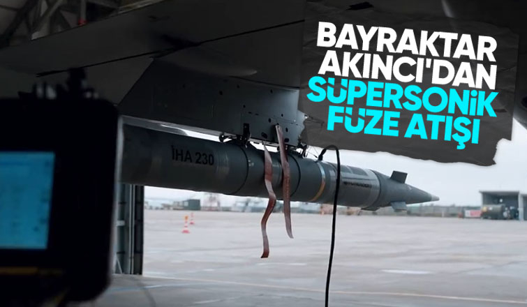 Bayraktar Akıncı süpersonik füze atışı testini geçti