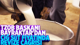 Bayraktar çiğ süt fiyatının revize edilmesini istedi
