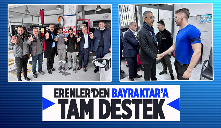 Bayraktar Erenler'de seçim çalışmasını sürdürdü