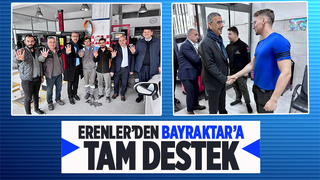 Bayraktar Erenler'de seçim çalışmasını sürdürdü