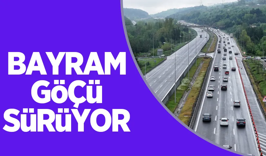 Bayram göçü devam ediyor