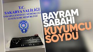 Bayram sabahı kuyumcuyu soydu kaçamadı