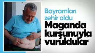 Bayram sabahı maganda kurşunuyla vuruldular