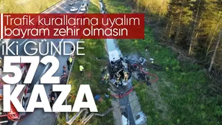 Bayram tatilinin ilk 2 gününde yaşanan kazalarda 12 kişi hayatını kaybetti