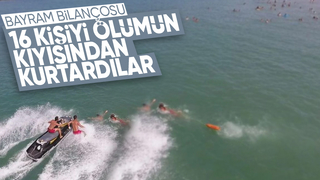 Bayramda 16 kişi boğulmaktan kurtarıldı