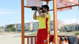 Bayramda cankurtaranların hayat nöbeti