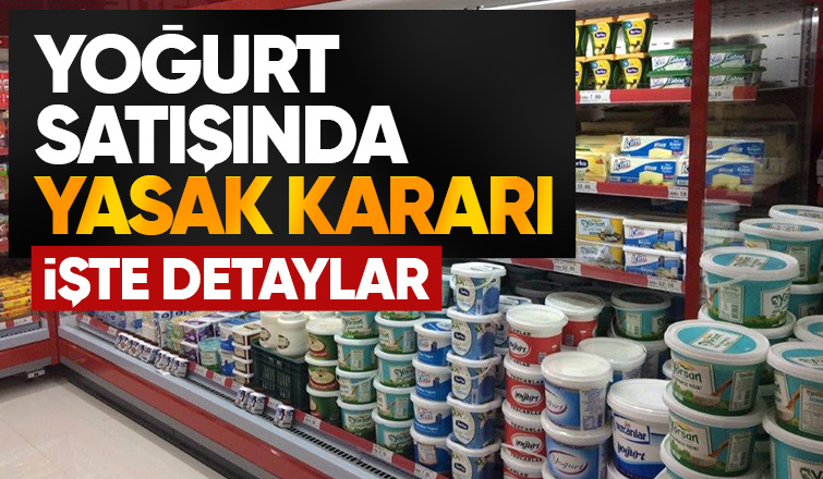 Bazı süt ve yoğurt ürünleri için karar