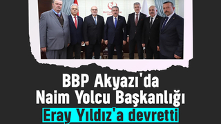 BBP Akyazı İlçe Başkanı Eray Yıldız görevi devraldı