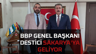 BBP Lideri Destici, Sakarya'da partiye katılanlara rozet takacak
