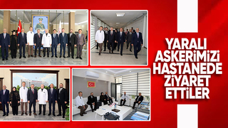 BBP Lideri Destici ve Yasin Kobal yaralı asker ve gazileri ziyaret etti