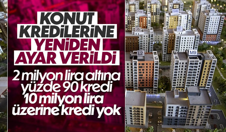 BDDK: 10 milyon TL üzeri olan konutlar için kredi imkanı olmayacak
