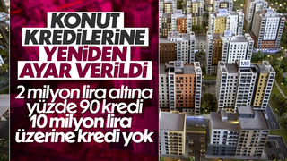 BDDK: 10 milyon TL üzeri olan konutlar için kredi imkanı olmayacak