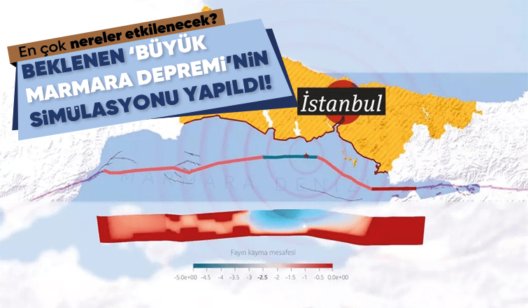 Beklenen Marmara Depremi'nin simülasyonu yapıldı; Nereleri etkileyecek