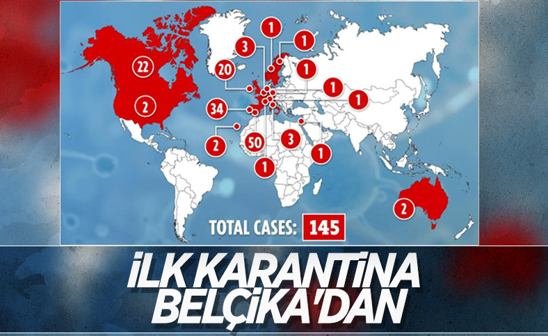 Belçika, maymun çiçeğine karşı karantina ilan etti