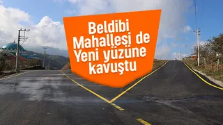 Beldibi asfalta kavuştu