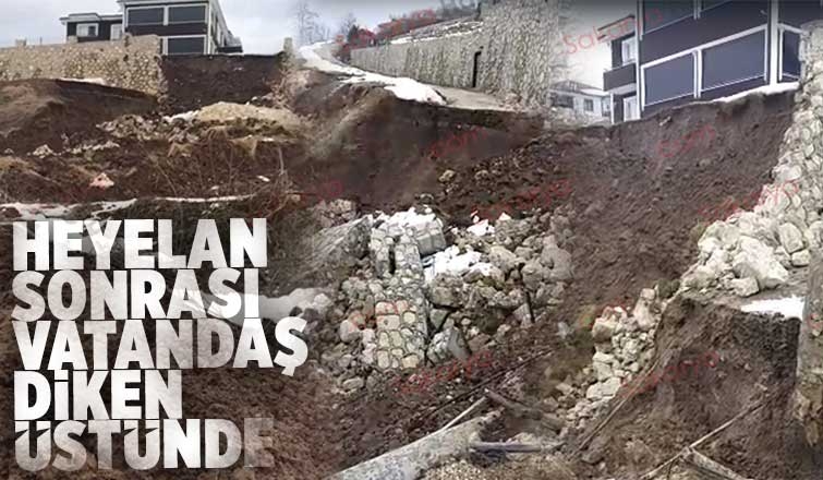 Beldibi'nde heyelan tehlikesi sürüyor