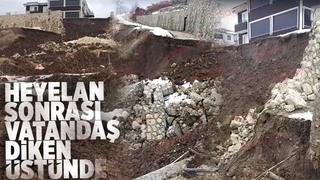 Beldibi'nde heyelan tehlikesi sürüyor