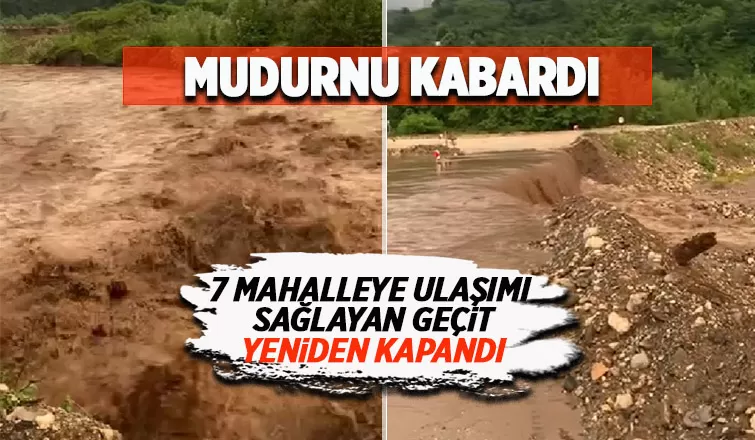 Beldibi'ndeki geçit yeniden kapandı