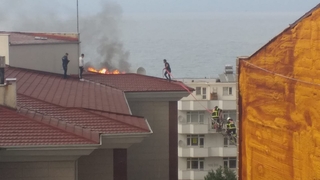 Belediye binasında yangın