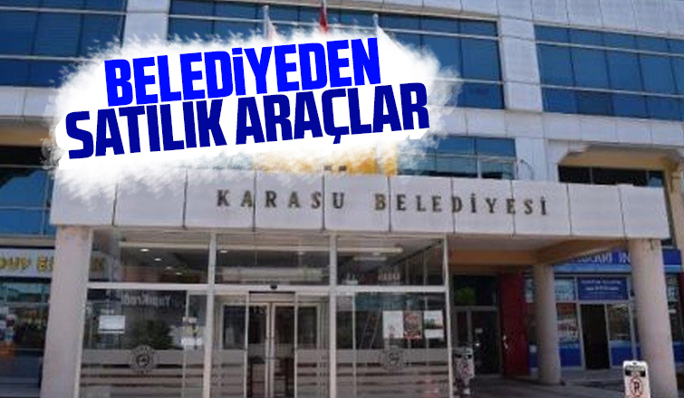 Belediyeden satılık araçlar