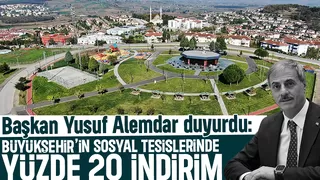 Büyükşehir’in sosyal tesislerinde yüzde 20 indirim