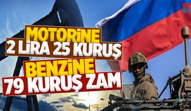 Benzin ve motorine bu gece de zam var