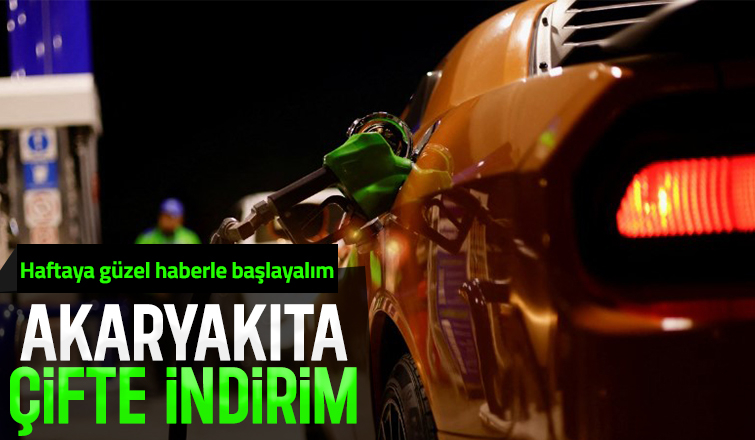 Benzin ve motorine çifte indirim