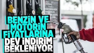 Benzin ve motorine dev indirim bekleniyor