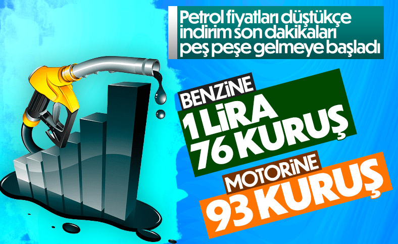 Benzin ve motorine indirim