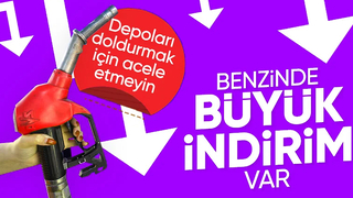 Benzine büyük indirim