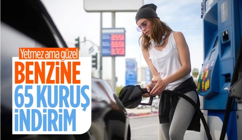 Benzine indirim geliyor