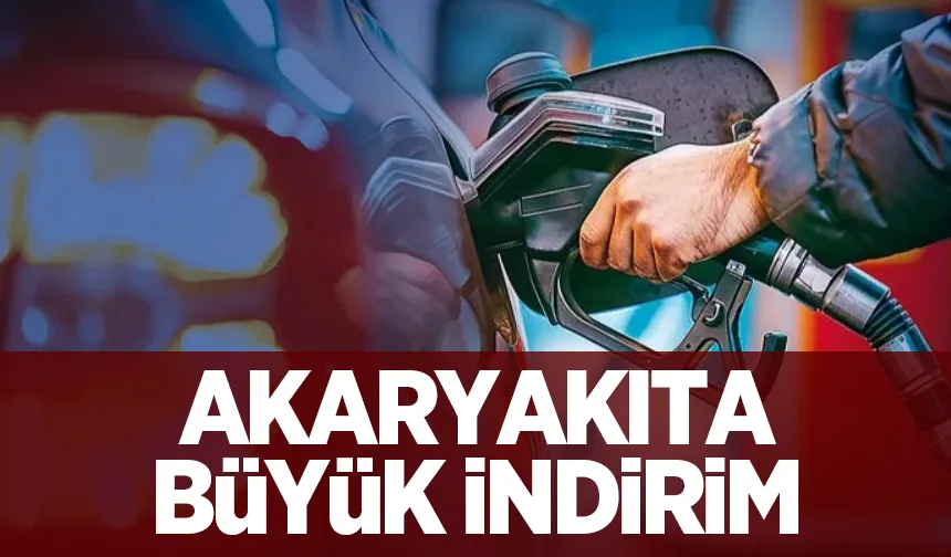 Benzine indirim geliyor