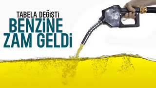 Benzine zam geldi