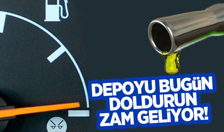 Benzine zam geliyor