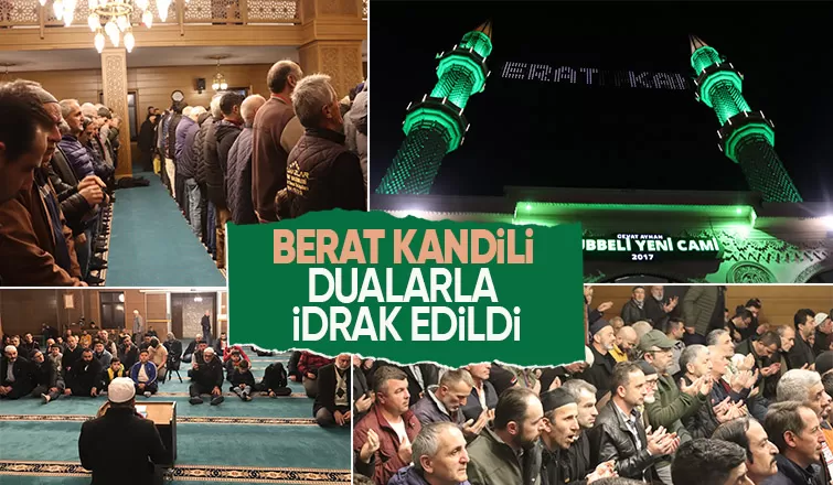 Berat Kandili'nde vatandaşlar camilere akın etti