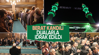 Berat Kandili'nde vatandaşlar camilere akın etti
