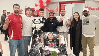 Beşiktaş'tan Aysima'ya moral ziyareti